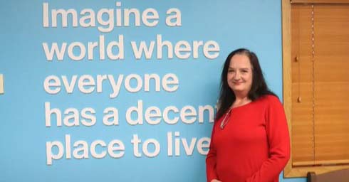 Dorothy at Fox Cities Habitat office