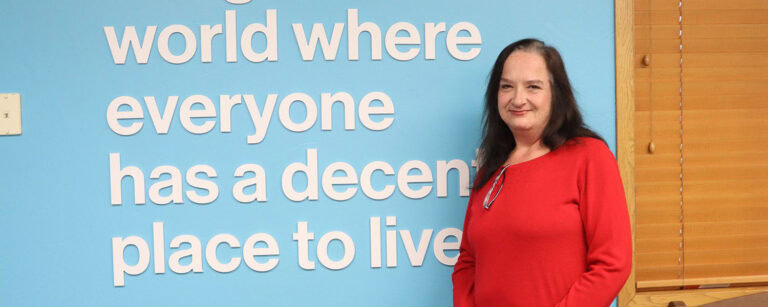 Dorothy at Fox Cities Habitat office