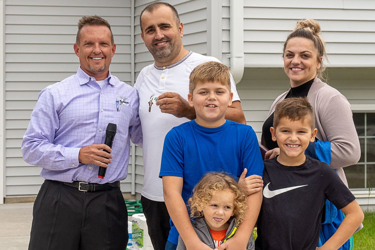 Guri family at dedication celebration