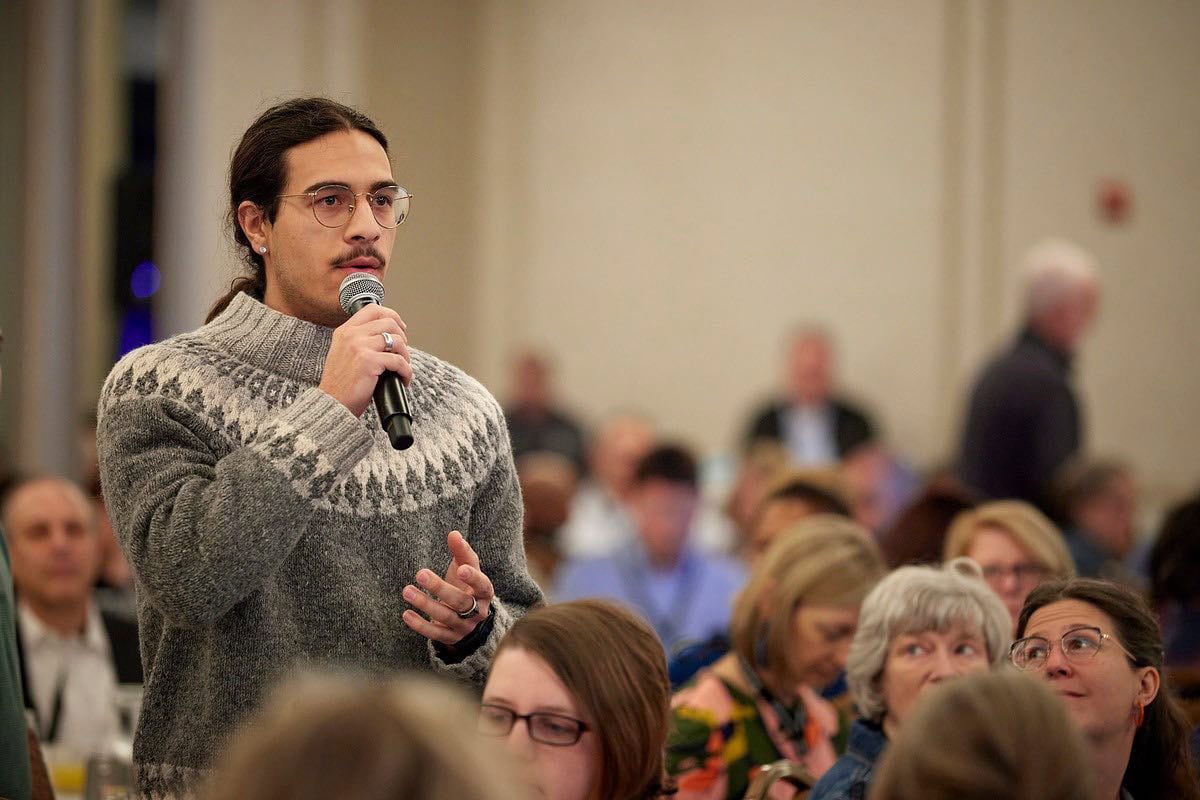 Son of Habitat homeowners speaking at Washington DC conference